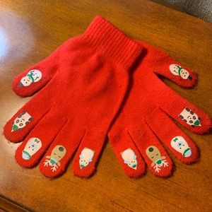 Knit gloves
